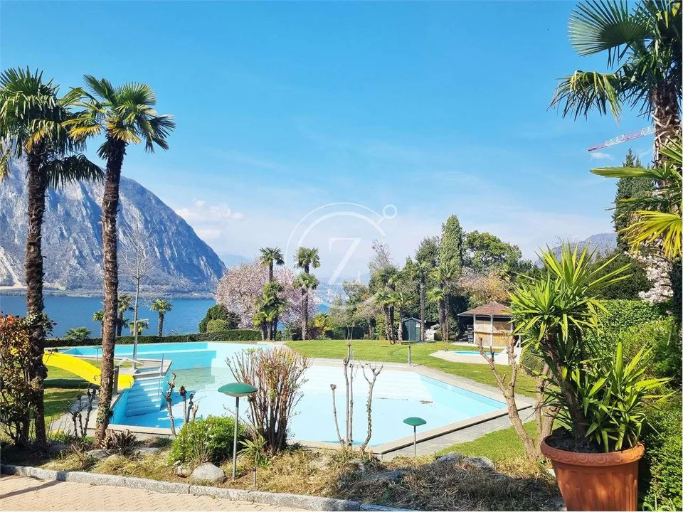 Ferienwohnung 2.5 Zimmer direkt am See in Bissone