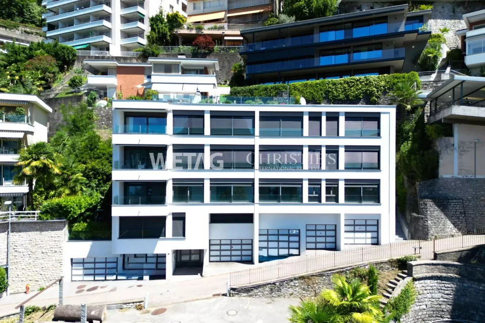 Rohbauwohnung zum Verkauf in Lugano-Castagnola, mit herrlichem Seeb...