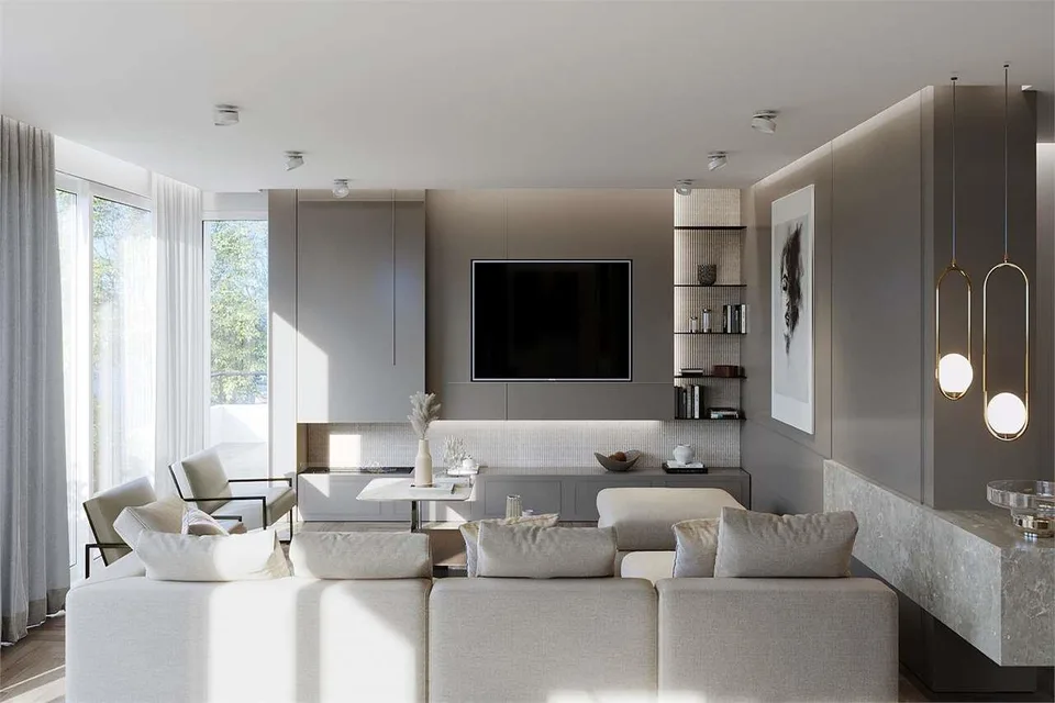 Attika-Duplex-Wohnung von Prestige mit Seeblick - Renovierungsprojekt