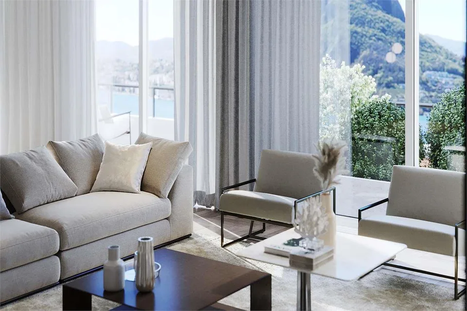 Attika-Duplex-Wohnung von Prestige mit Seeblick - Renovierungsprojekt