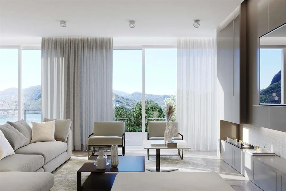 Attika-Duplex-Wohnung von Prestige mit Seeblick - Renovierungsprojekt