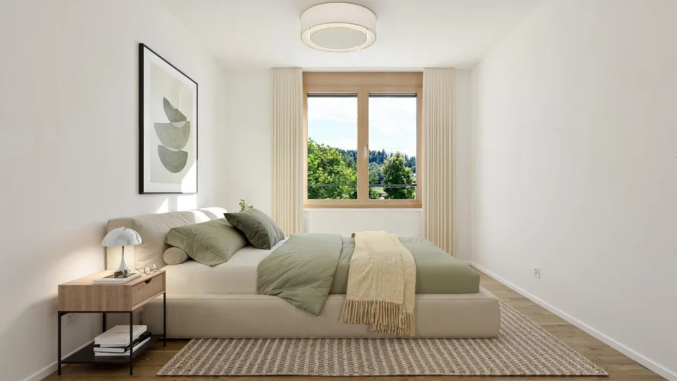 "Neue top 4½-Zimmer-Wohnungen - "Bachpromenade" - Courgevaux"