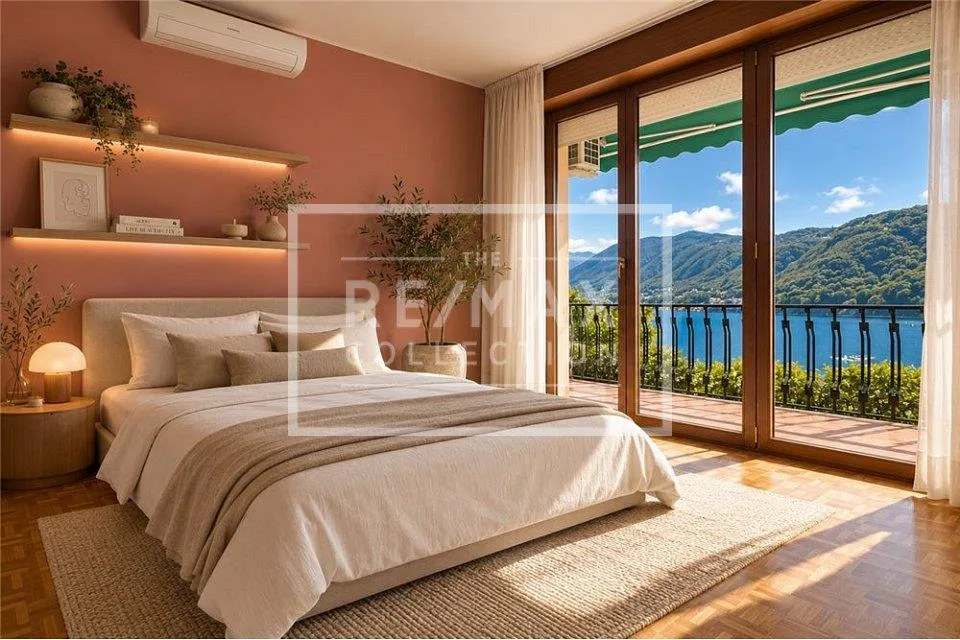 Raffinierte Wohnung mit herrlichem Blick auf den Luganersee – Foto 11 von 13