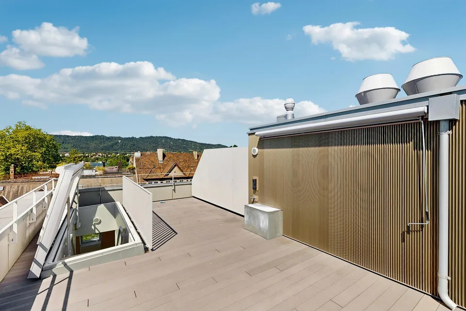 Moderne Singlewohnung in Zürich mit grosszügiger Dachterrasse!