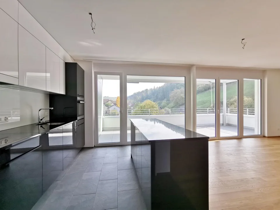 Moderne 2.5-Zimmer-Parterrewohnung in Mettau