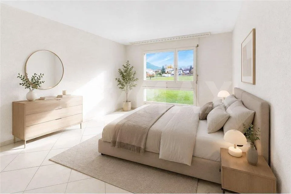 The view included - 4½-room attic apartment on the top floor