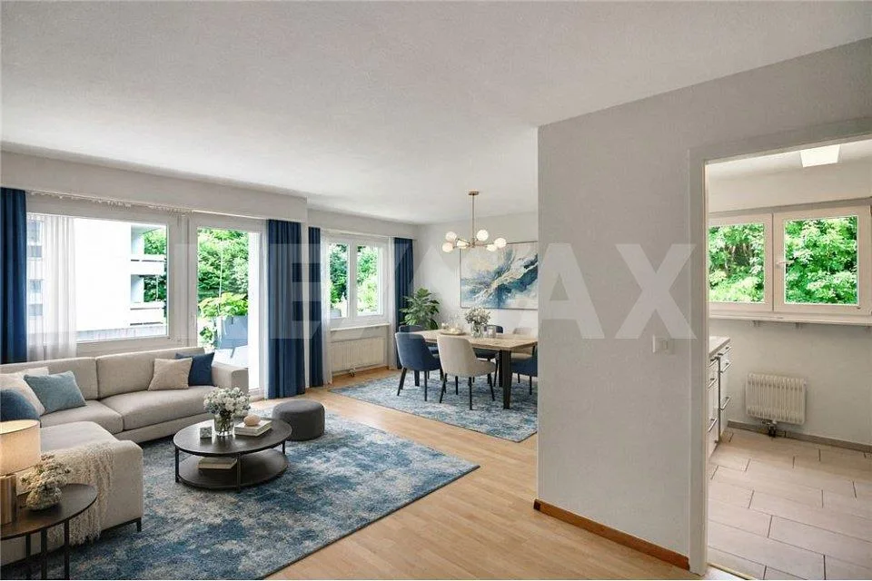 4½ Zimmer Eigentumswohnung mit Balkon an idyllischer Waldrandlage