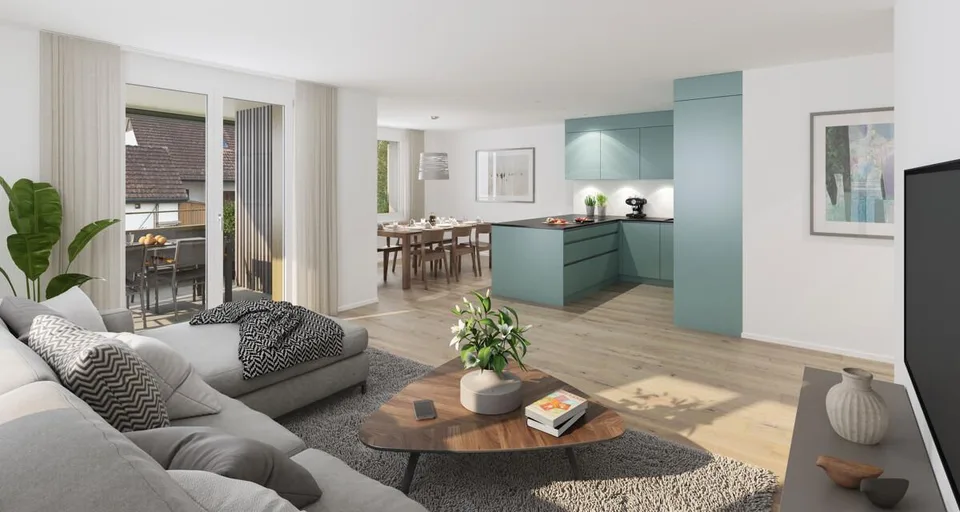 Neubauprojekt LANDLIEBI - 3.5-Zimmer-Wohnung im Obergeschoss