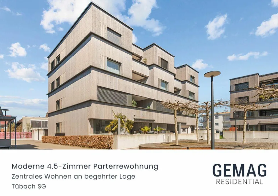 Moderne 4.5-Zimmer-Parterrewohnung - Zentrales Wohnen an begehrter ...