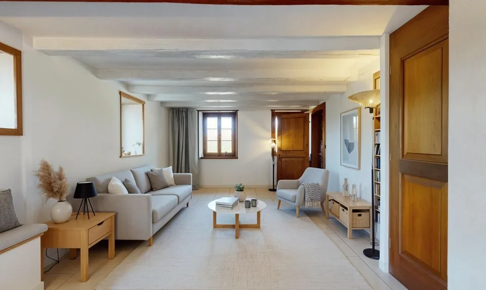 DUPLEX DE CHARME AVEC GRAND POTENTIEL D?AMÉNAGEMENT À SOTTENS