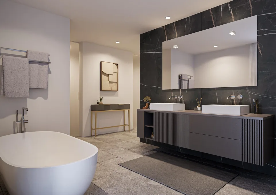 Exclusive 5.5-room DUPLEX garden apartment SMARAGD with wellness/f...