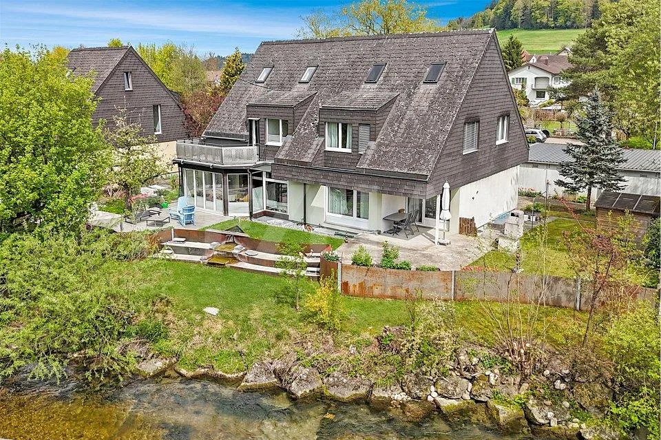 6½ Zimmer Einfamilienhaus einseitig angebaut an der Langete