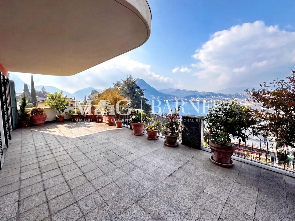 Appartamento 3.5 locali a Ruvigliana con terrazza vista lago di Lugano