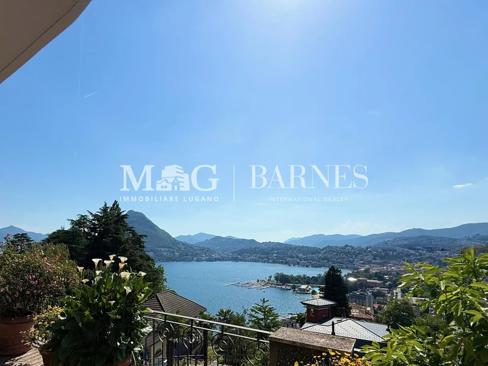 Appartamento 3.5 locali a Ruvigliana con terrazza vista lago di Lugano