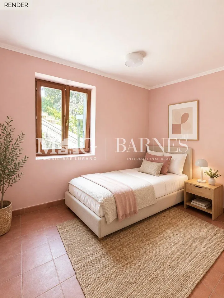 Appartamento 3.5 locali a Ruvigliana con terrazza vista lago di Lugano – photo 10 sur 10