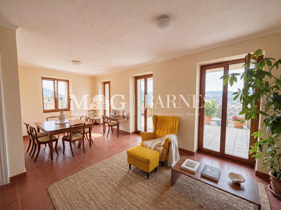 Appartamento 3.5 locali a Ruvigliana con terrazza vista lago di Lugano – photo 7 sur 10