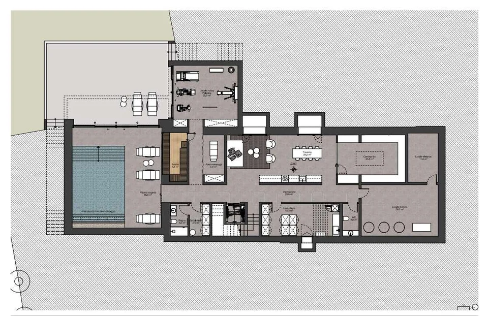 Villa da ristrutturare con licenza Edilizia approvata – foto 13 di 13