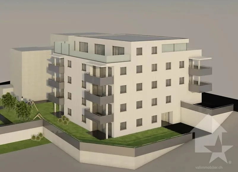 Attique de 4.5 pièces très bien situé avec balcon et terrasse