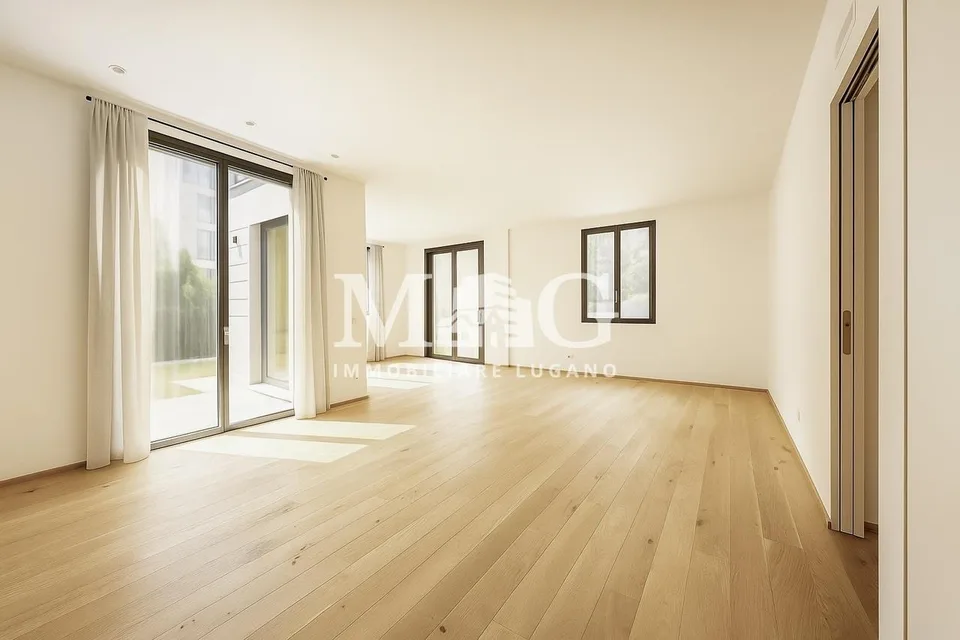 Lugano Centro: Appartamento 4.5 locali con giardino vicino al lago
