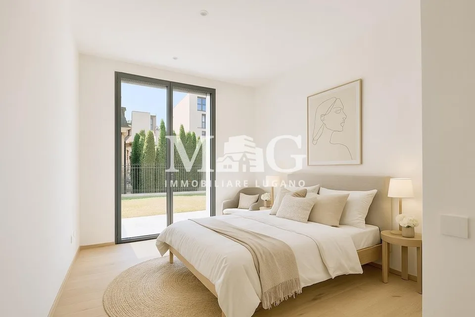 Lugano Centro: Appartamento 4.5 locali con giardino vicino al lago – photo 6 sur 11