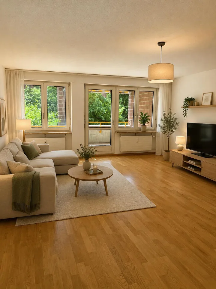 Appartement lumineux dans le quartier calme de Zollweiden avec balcon