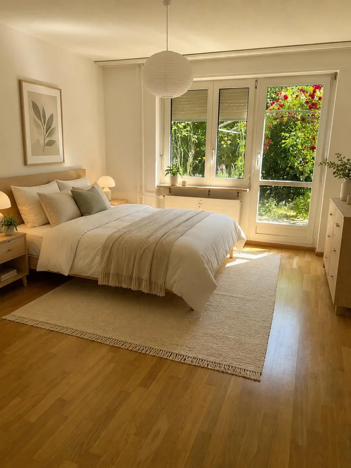 Appartement lumineux dans le quartier calme de Zollweiden avec balcon