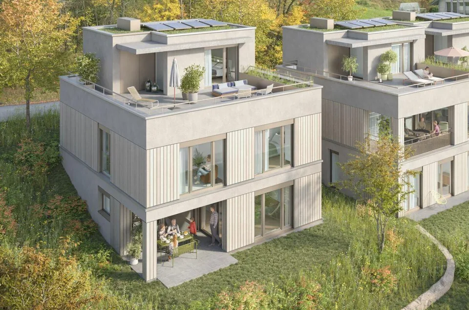 EINFAMILIENHAUS - UNTERDORF MÖNTHAL - Zeitgemässe Architektur mitte...