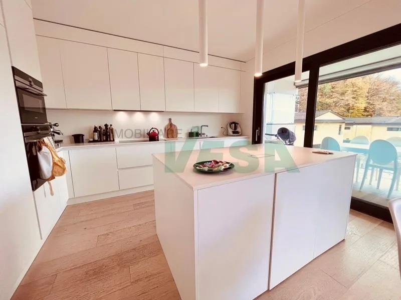 Splendido attico 7,5 locali con grande terrazza e parziale vista lago