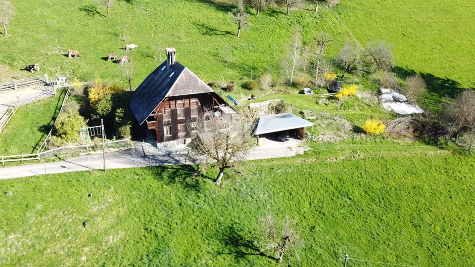 Delizioso cottage in una posizione idilliaca e verde