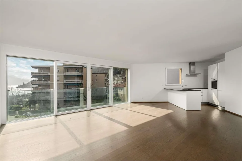 Melide - appartement moderne 4.5 pièces avec vue sur le lac et toit-terrasse