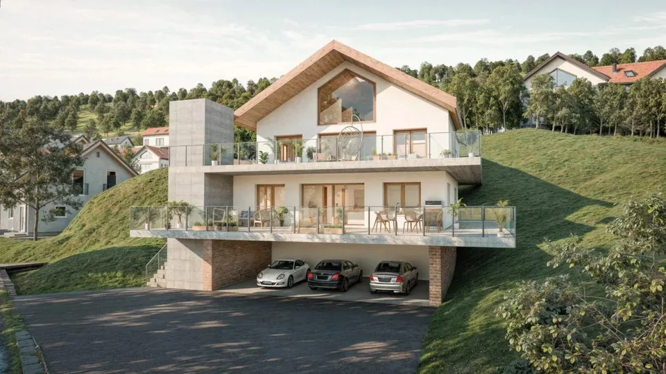 Lot 2 : Magnifique villa terrasse - vue sur le lac de Neuchâtel