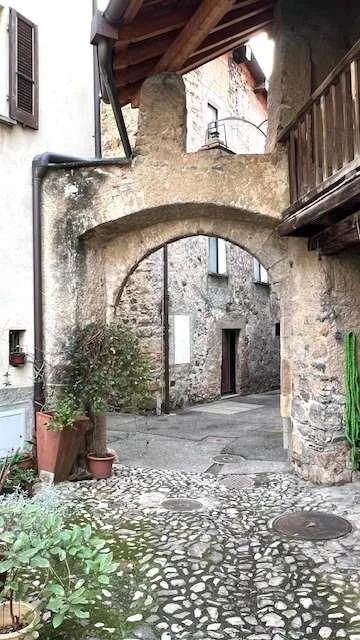 House in the core near the lake