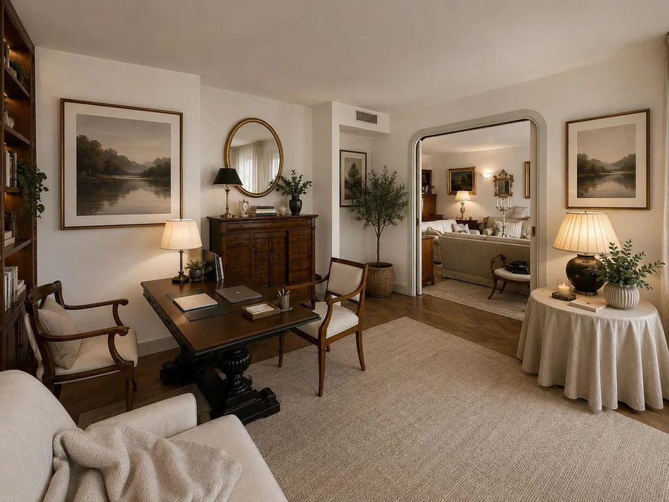 Appartement panoramique sur deux niveaux avec suite d'invités indépendante à Lugano Castagnola