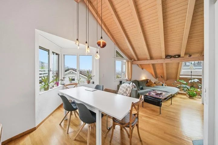 ROOFTOP BAAR - ELEGANTE 4.5 ZIMMER DACHWOHNUNG
