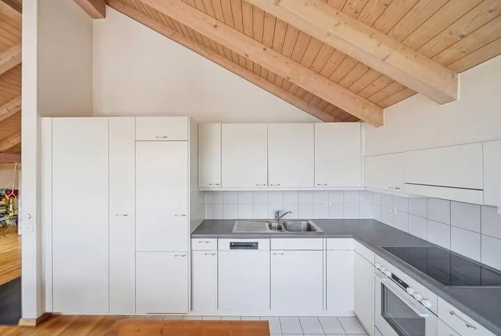 ROOFTOP BAAR - ÉLÉGANT APPARTEMENT MANSARDÉ DE 4.5 PIÈCES