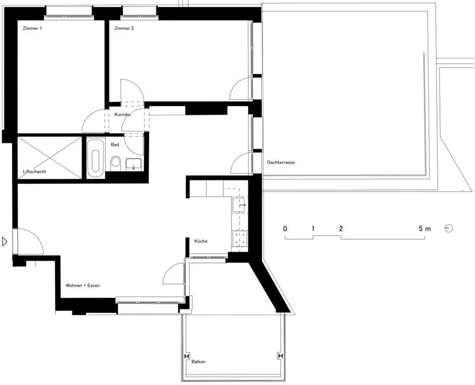 Appartement attique de rêve