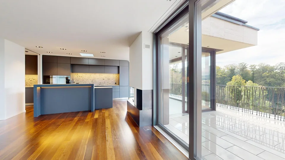 Terrasse spacieuse pour une vue lacustre imprenable - appartement 4,5 pièces, attique