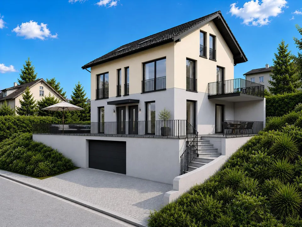 Wohnen mit Weitblick – moderne Doppelhaushälfte in Holziken – foto 7 di 12