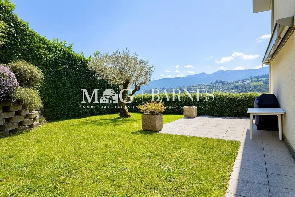 Lugano: Appartamento 5.5 locali con giardino e terrazzo privati