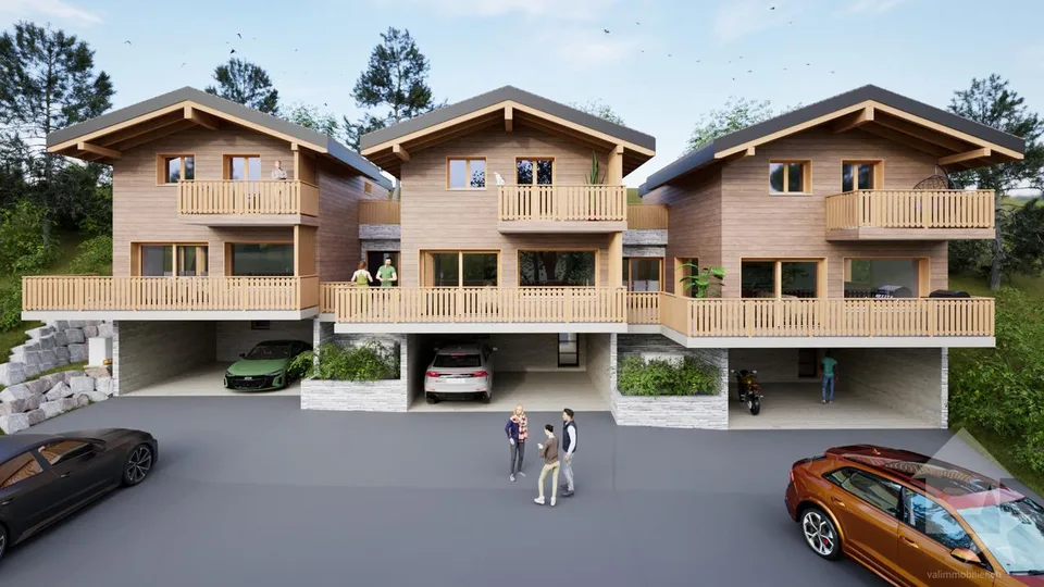 Magnifique chalet de 4.5 pièces avec terrasse et pelouse
