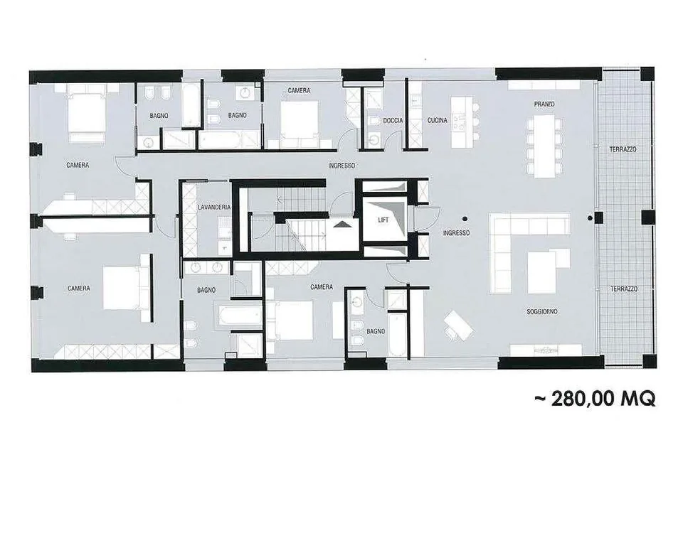 2269/B_Prestigeträchtige Penthouse 5.5 Zimmer mit Seeblick – Foto 7 von 7