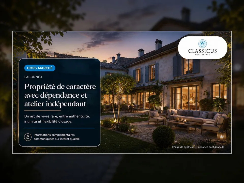 Ensemble villageois de charme avec revenu accessoire et jardin conf...
