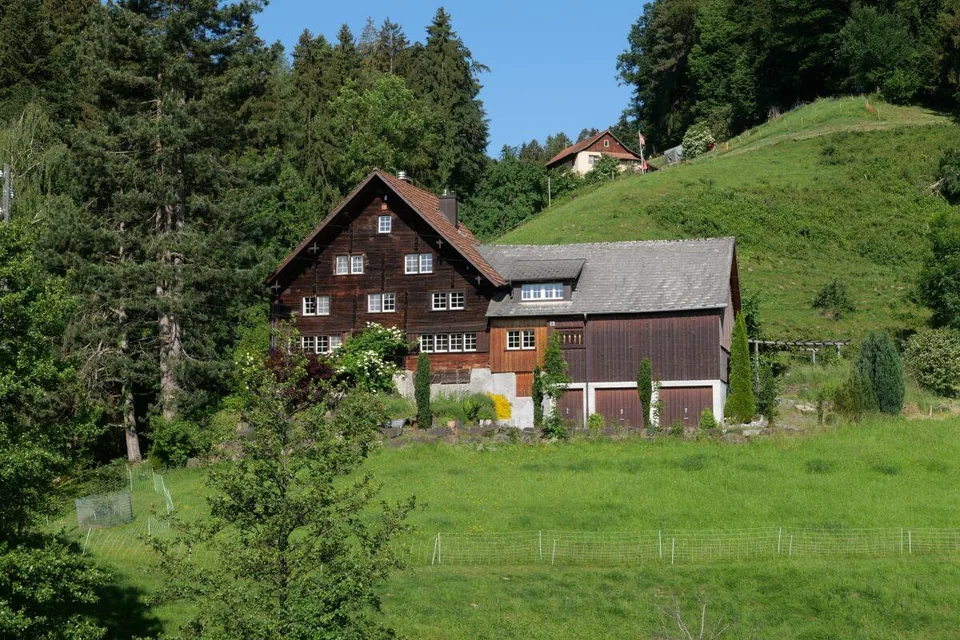 Double-family house