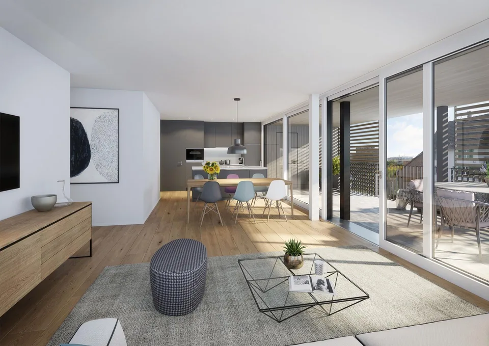 Exklusive Wohnung im Eigentumstandard