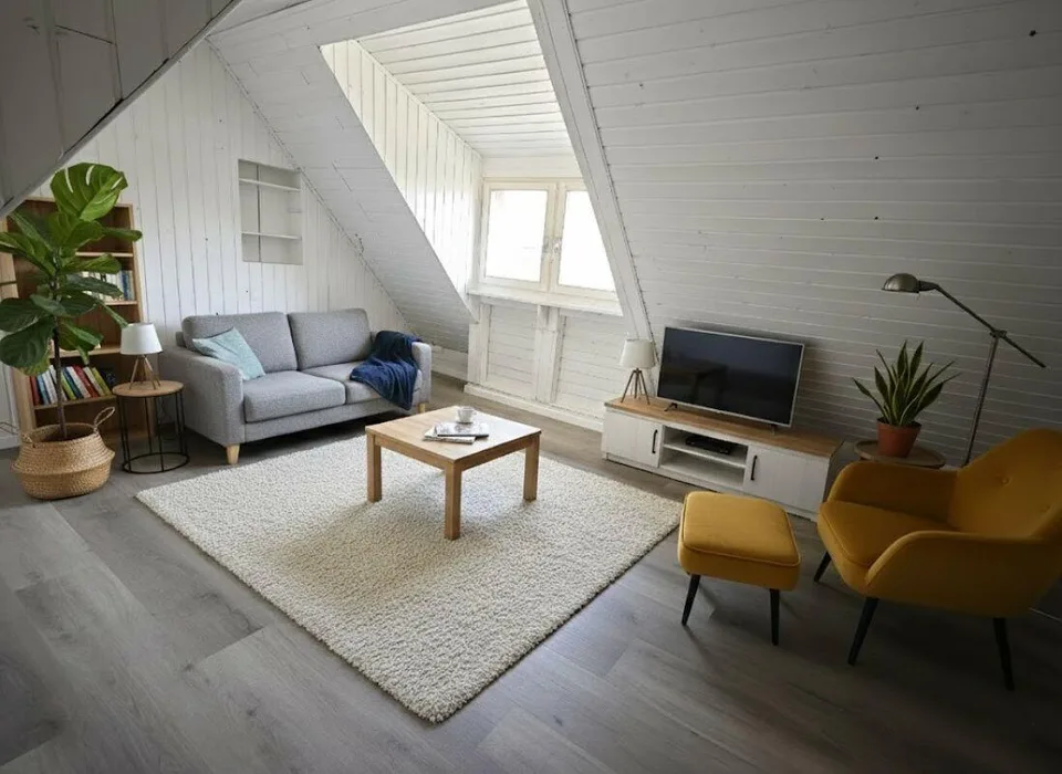 Life-Style Dachwohnung im Tinyhouse-Stil