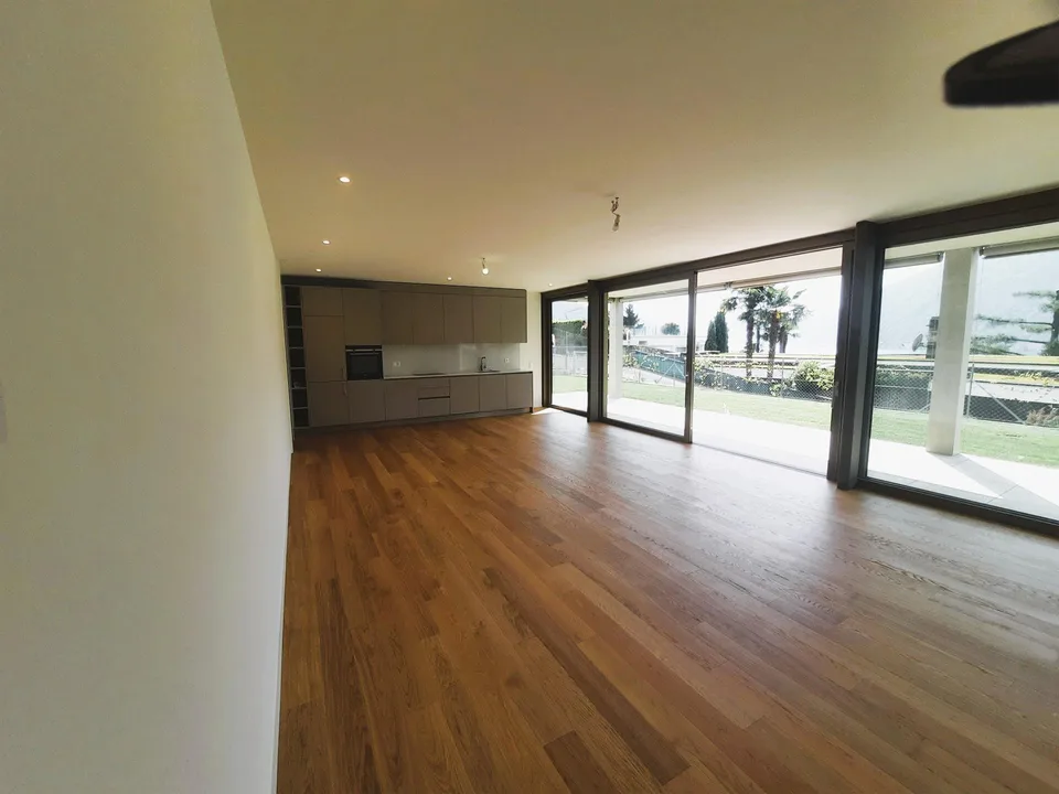 NUOVO APPARTAMENTO 2.5 LOCALI, AMPIO GIARDINO E VISTA LAGO