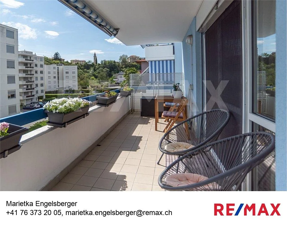 Appartamento di 4.5 locali con grande balcone