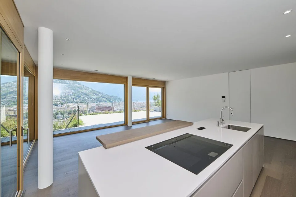 Attico in vendita a Lugano 4,5 locali con terrazza, giardino e vista