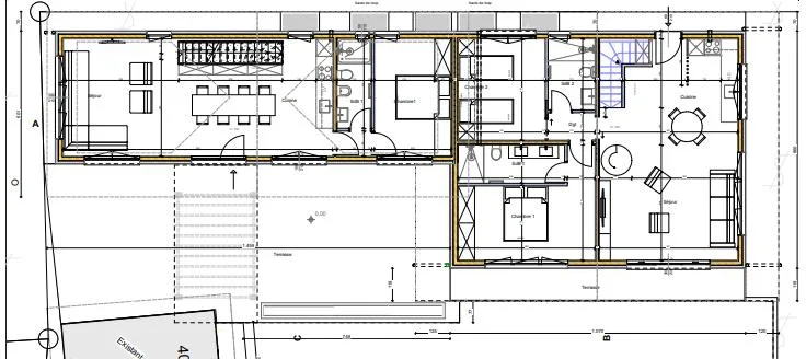 Moderne maison mitoyenne de 3.5 pièces avec balcon, Sierre - Nouvel...