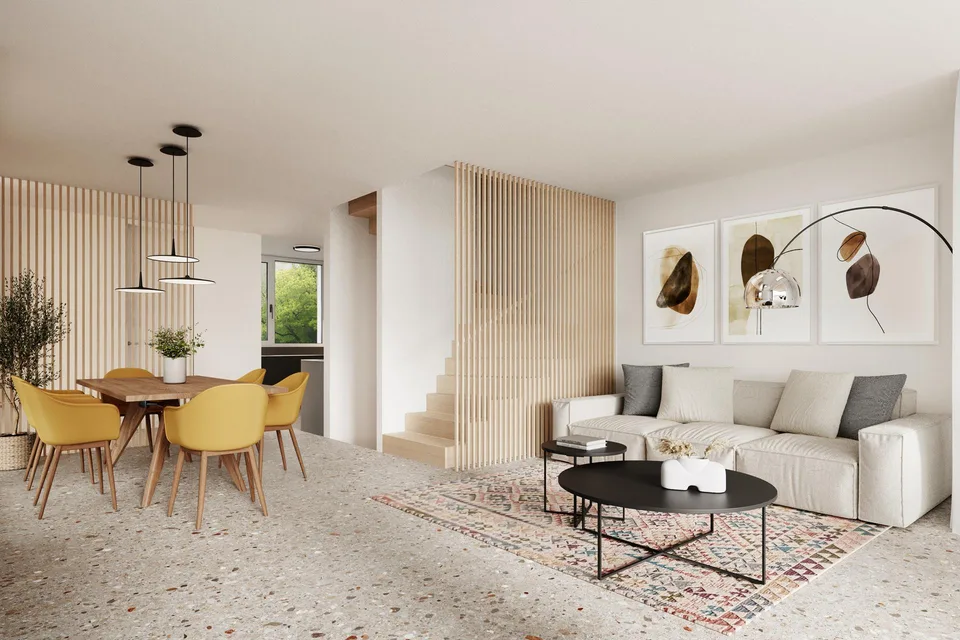 Progetto di costruzione nuova: Casa a schiera moderna di 6,5 locali (Casa 01)